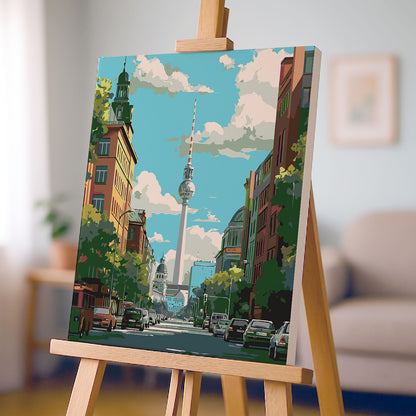 Berlin – Wieża Telewizyjna i Aleksanderplatz