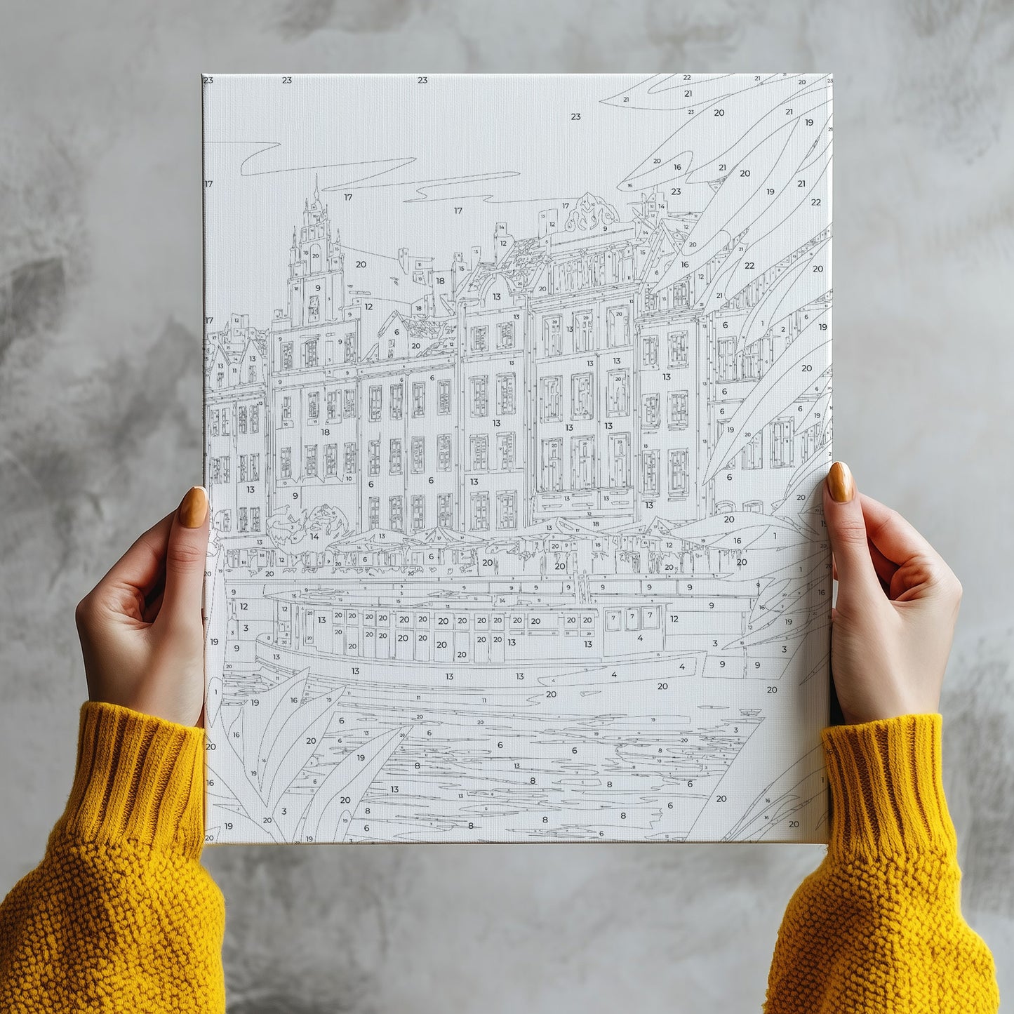 Warszawska Starówka nad Wisłą z Promem