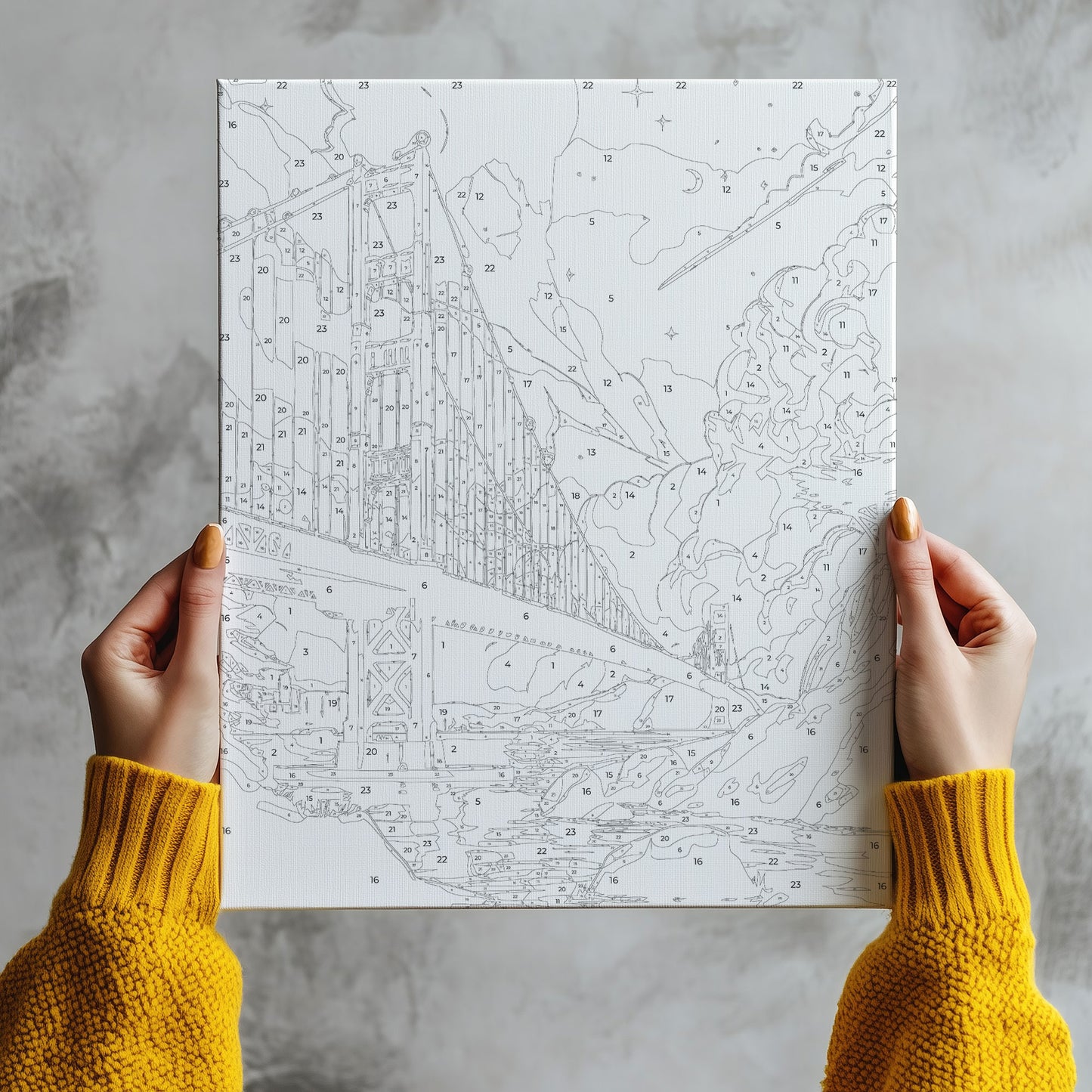 Golden Gate Bridge o Zachodzie Słońca