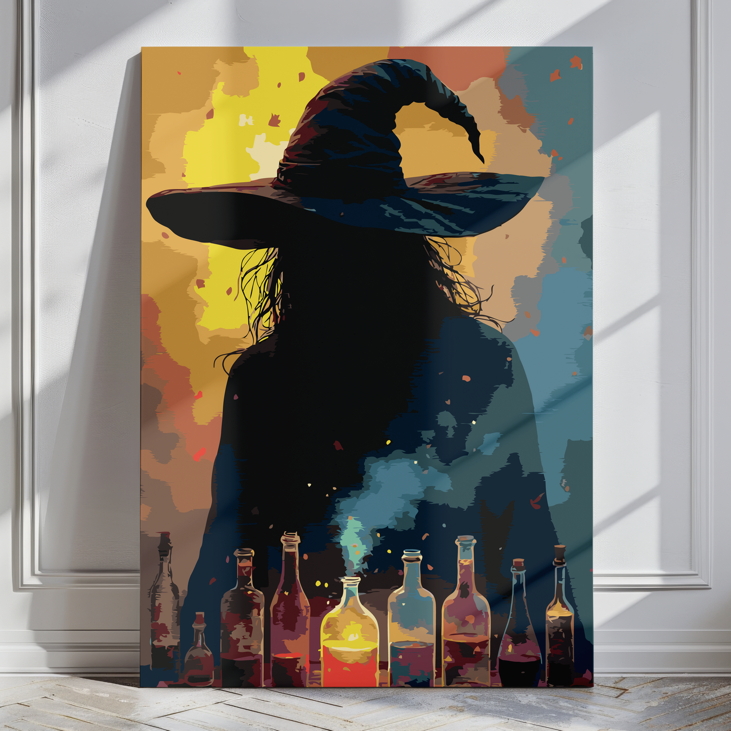 MALOWANIE PO NUMERACH Wiedźma i Mikstury