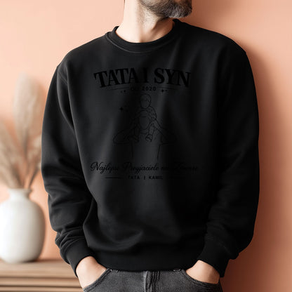 Koszulka Tata i Syn z imieniem – Najlepsi Przyjaciele na Zawsze, prezent na Dzień Ojca