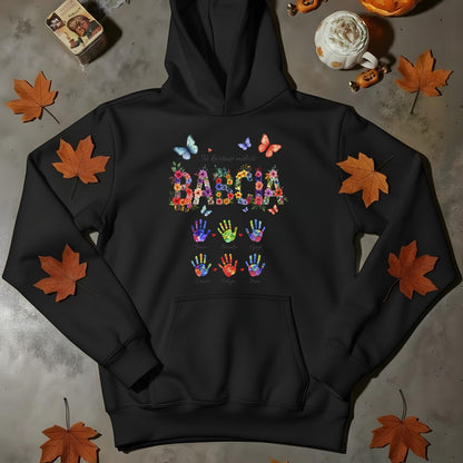 Personalizowany Bluza „Babcia – Tu kwitnie miłość” z Imionami Wnuków