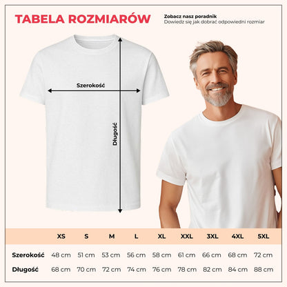 Koszulka męska dla taty z imieniem – TATA Bohater Legenda Autorytet