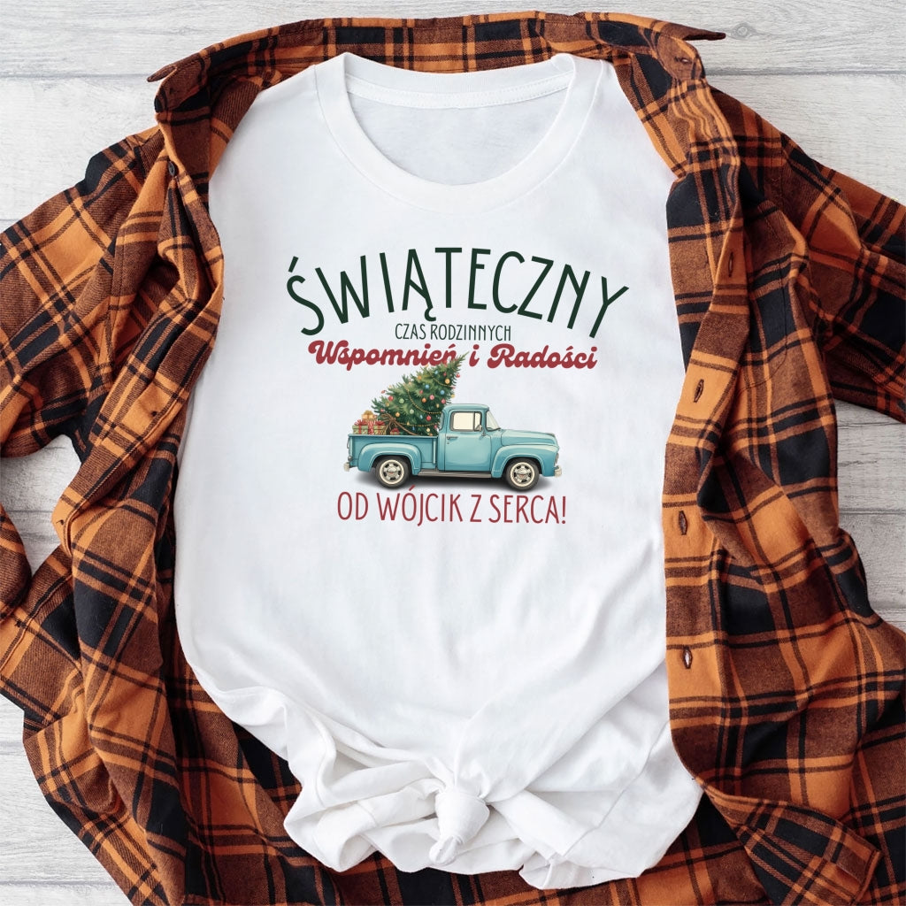 Personalizowana Bluza Świąteczna z Choiną i Imieniem – Prezent na Święta, Rodzinne Wspomnienia, Magiczny Nadruk Bożonarodzeniowy