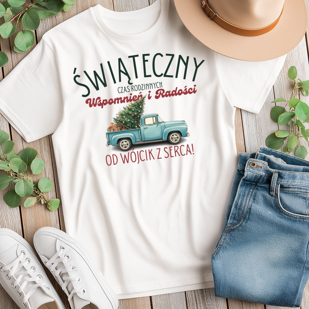 Personalizowana Bluza Świąteczna z Choiną i Imieniem – Prezent na Święta, Rodzinne Wspomnienia, Magiczny Nadruk Bożonarodzeniowy