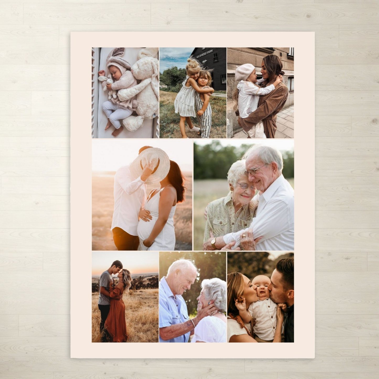 Personalizowany Koc ze Zdjęciami – Rodzinny Kolaż, Wyjątkowy Prezent na Święta i Cały Rok