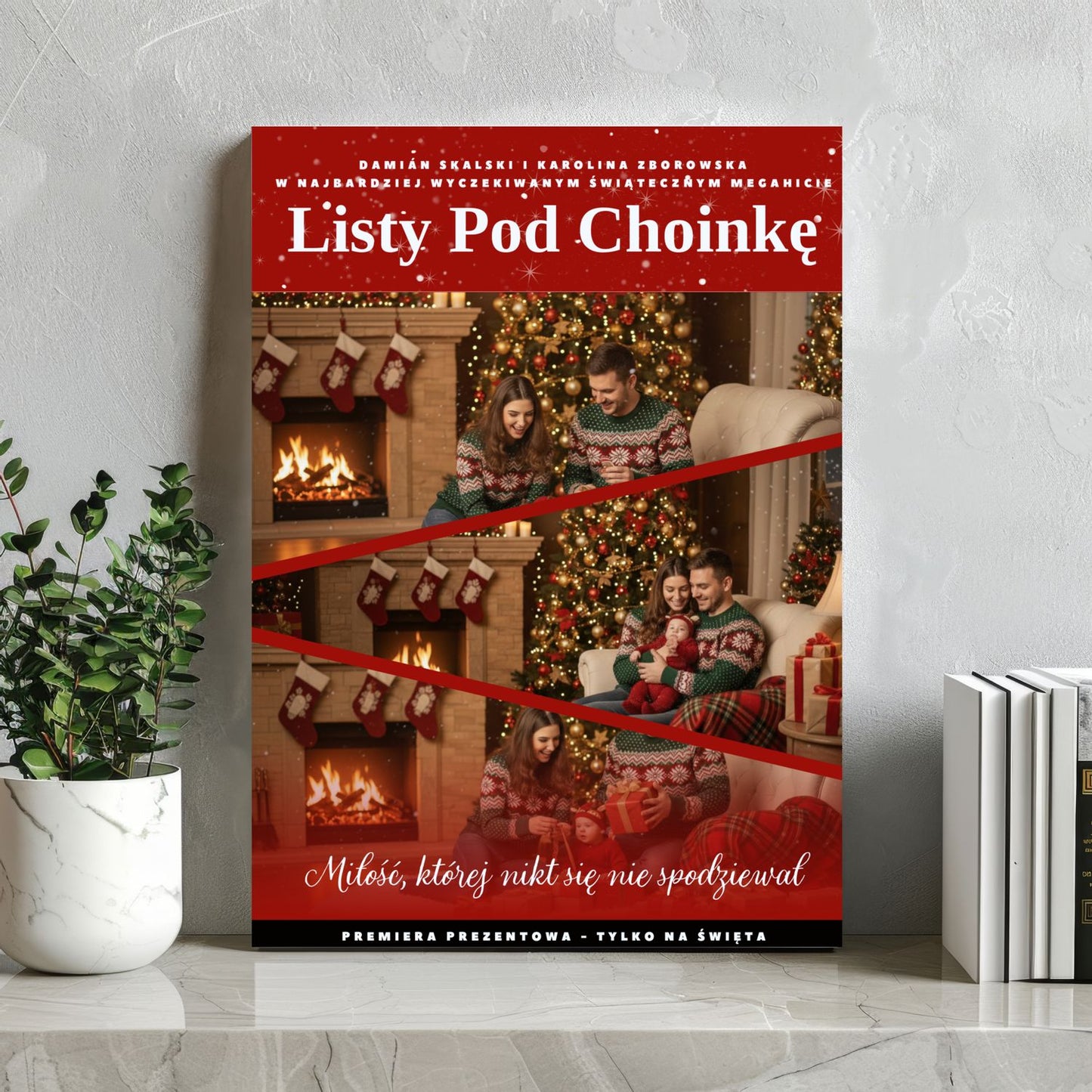 Personalizowany Obraz Świąteczny na Płótnie z Twoim Zdjęciem – Najbardziej Magiczny Prezent Pod Choinkę