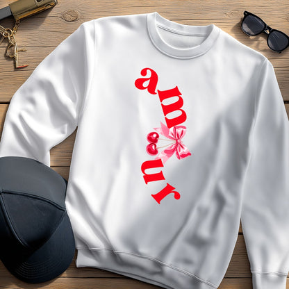 Bluza Amour z Wiśniami i Kokardą – Modny Styl Coquette, Prezent na Walentynki dla Niej