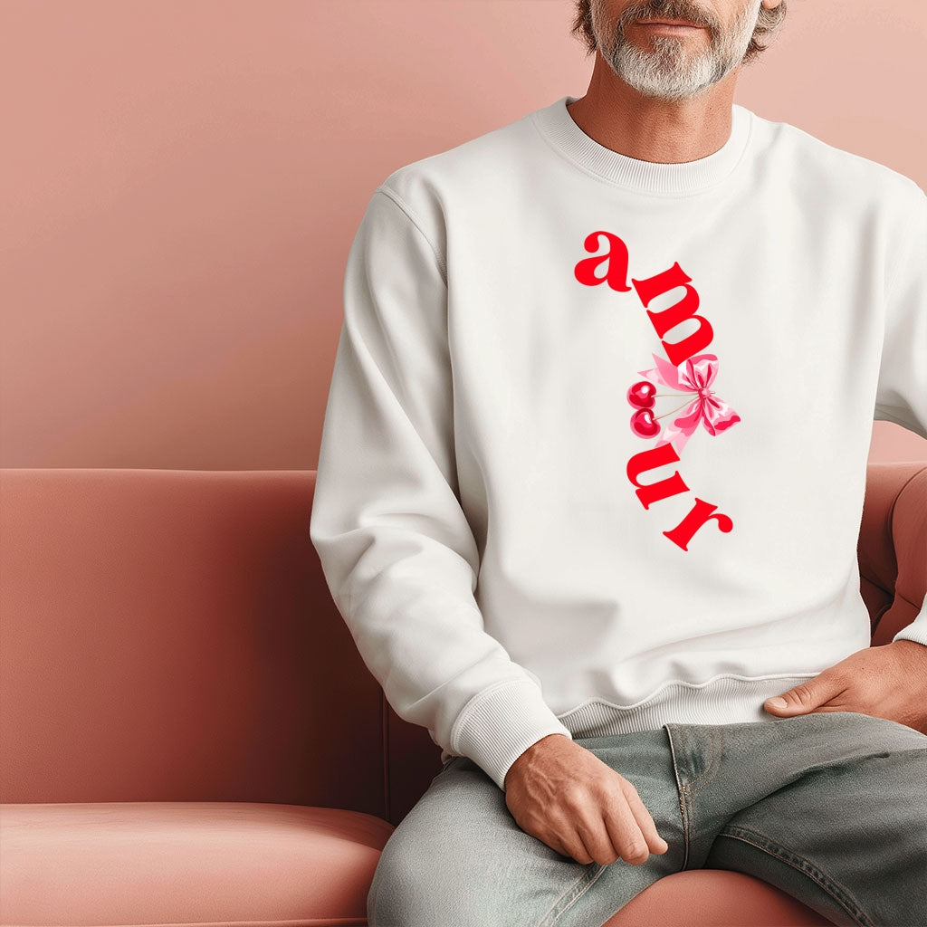 Bluza Amour z Wiśniami i Kokardą – Modny Styl Coquette, Prezent na Walentynki dla Niej