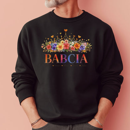 Tu Kwitnie Miłość - Personalizowana Odzież dla Babci i Dziadka z Imionami