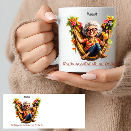Personalizowany Kubek dla Babci i Dziadka - Prezent Pełen Ciepła