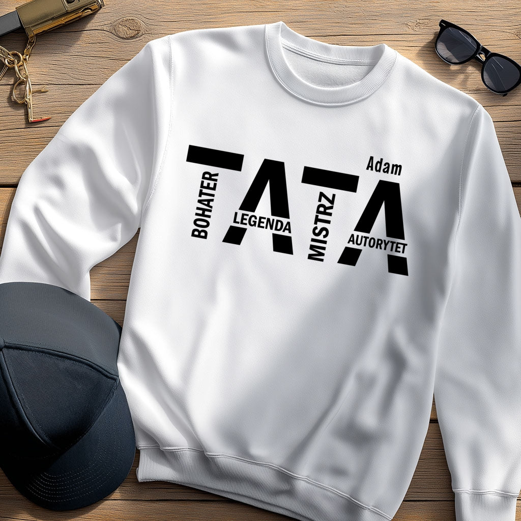Koszulka TATA z imieniem – prezent dla taty na Dzień Ojca