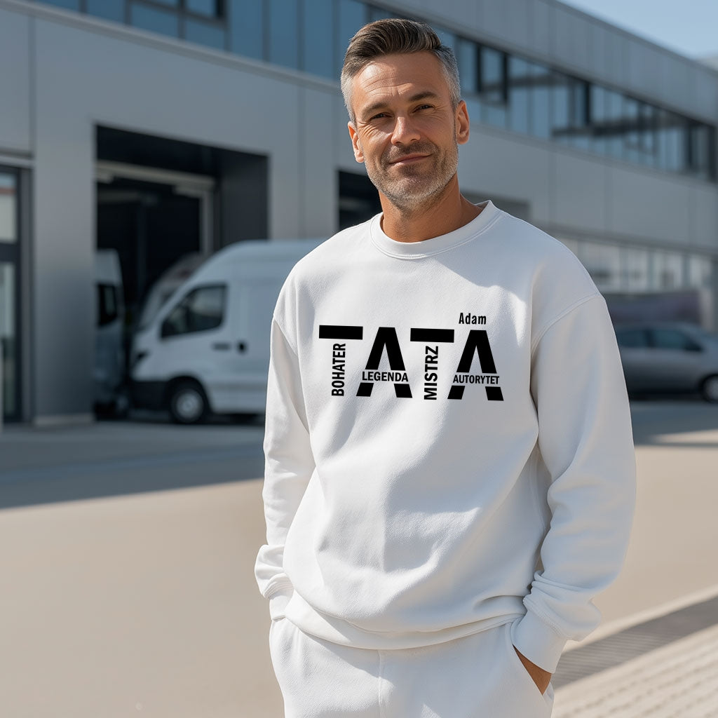 Koszulka TATA z imieniem – prezent dla taty na Dzień Ojca