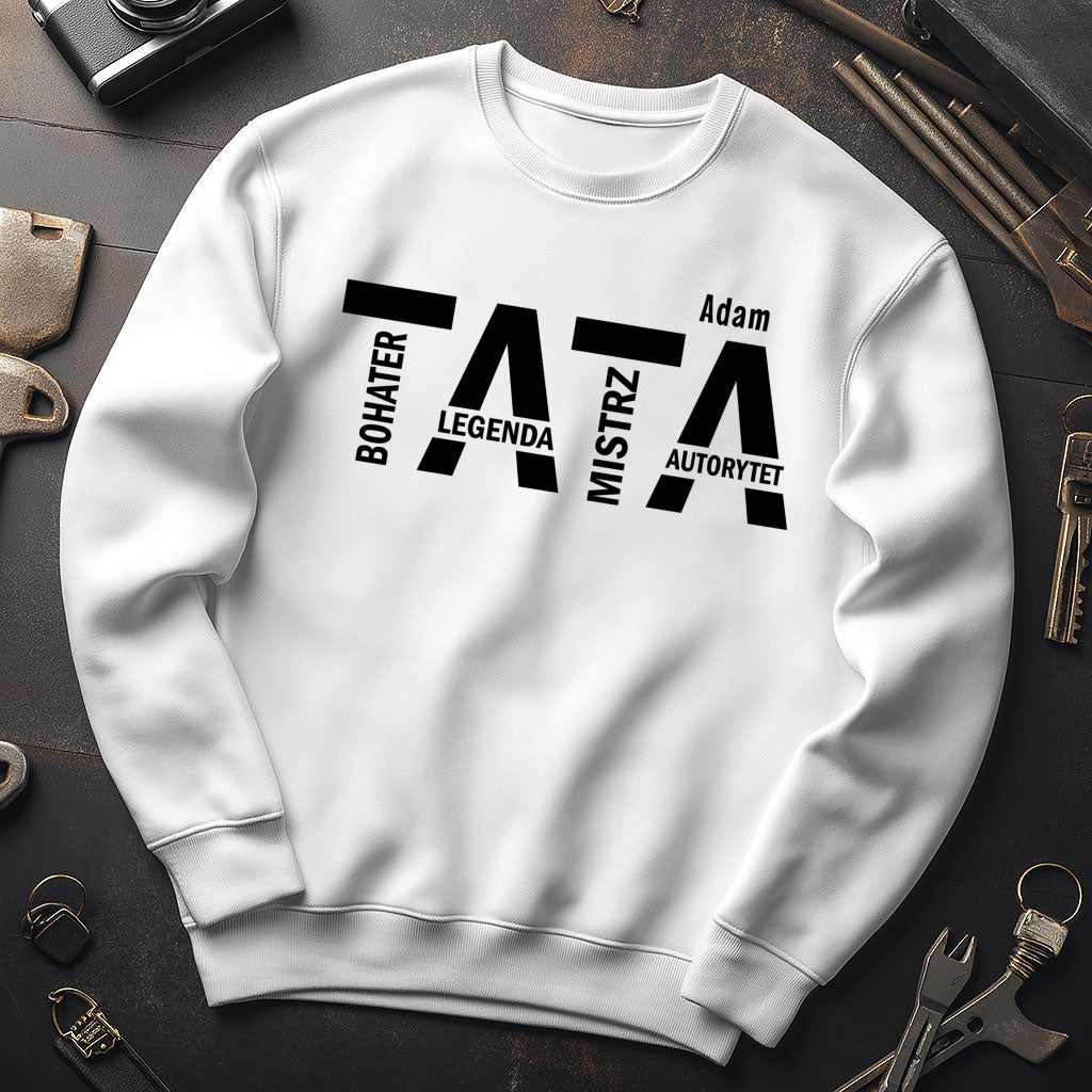 Koszulka TATA z imieniem – prezent dla taty na Dzień Ojca