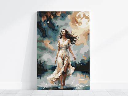 MALOWANIE PO NUMERACH Pani Księżyca