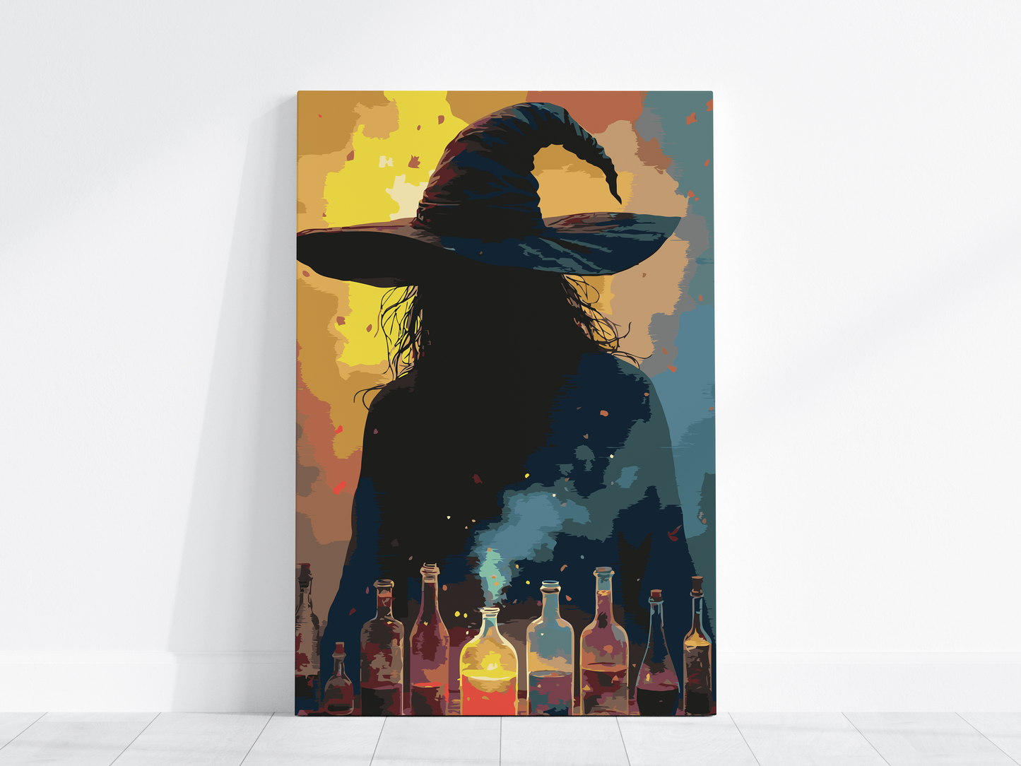 MALOWANIE PO NUMERACH Wiedźma i Mikstury