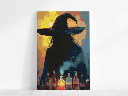 MALOWANIE PO NUMERACH Wiedźma i Mikstury