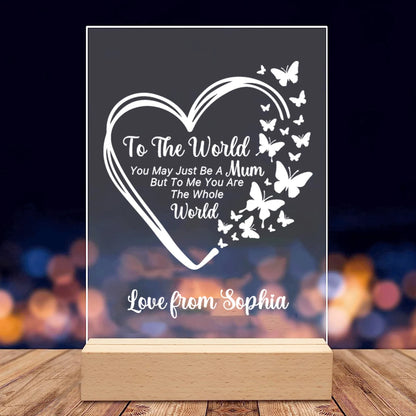 Spersonalizowana szafka nocna ze zdjęciem - prezent dla mamy