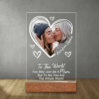 Spersonalizowana szafka nocna ze zdjęciem - prezent dla mamy