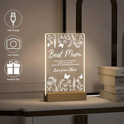 Spersonalizowana szafka nocna ze zdjęciem - prezent dla mamy