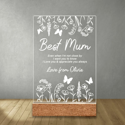 Spersonalizowana szafka nocna ze zdjęciem - prezent dla mamy