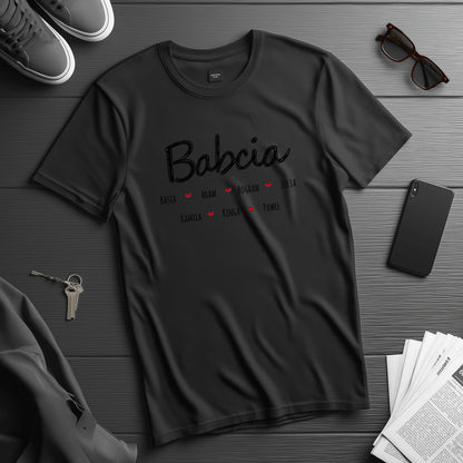 Babcia z Imionami Dzieci - Wzruszający Personalizowany Prezent Rodzinny