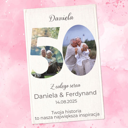 Ręcznik personalizowany – Prezent na 50 Rocznicę Ślubu