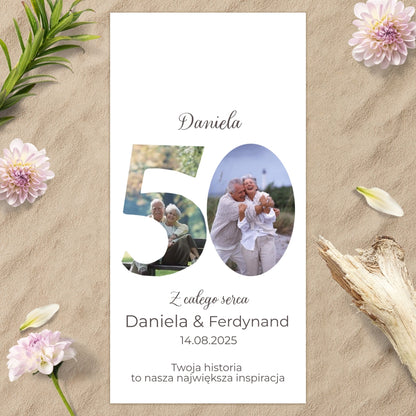 Ręcznik personalizowany – Prezent na 50 Rocznicę Ślubu