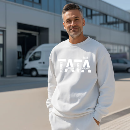 Koszulka męska dla taty z imieniem – prezent na Dzień Ojca, TATA Bohater Legenda