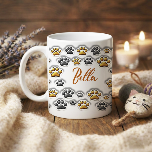 Spersonalizuj kubek dla prawdziwego miłośnika kotów! ☕ 