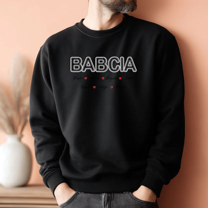 Personalizowany Prezent dla Babci „BABCIA” z Imionami Bliskich, Idealny na Dzień Babci