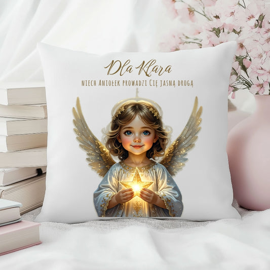 Świąteczna Poduszka Ochronna z Aniołkiem dla Dziecka