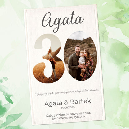 Ręcznik personalizowany – Prezent na 30 Rocznicę Ślubu