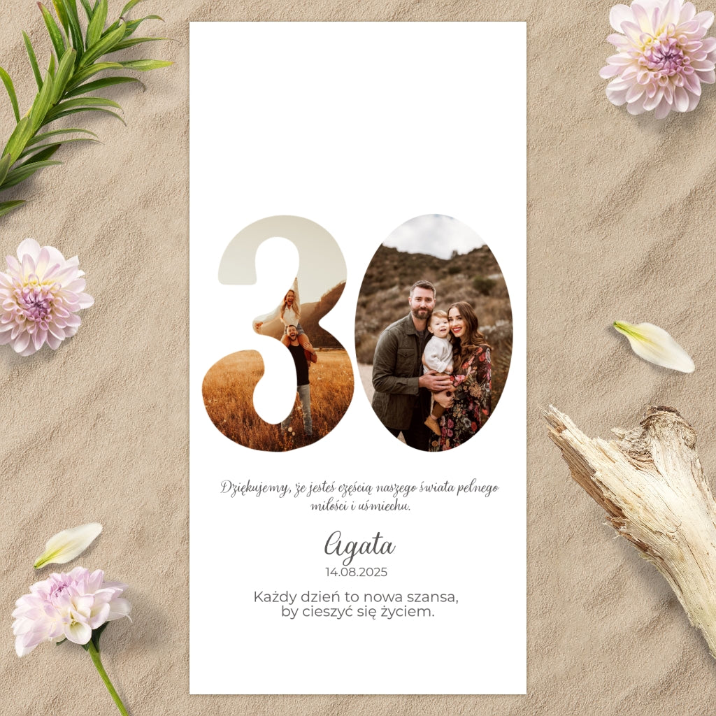 Ręcznik personalizowany – Prezent na 30 Rocznicę Ślubu