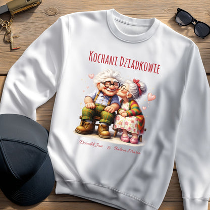 Kochani Dziadkowie – personalizowany prezent z imionami Babci i Dziadka