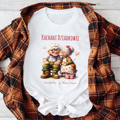 Kochani Dziadkowie – personalizowany prezent z imionami Babci i Dziadka