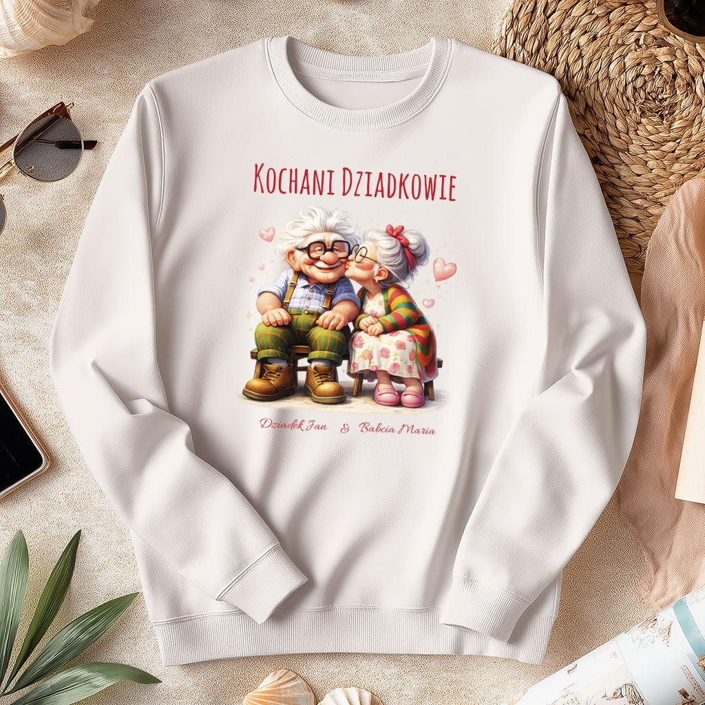 Kochani Dziadkowie – personalizowany prezent z imionami Babci i Dziadka