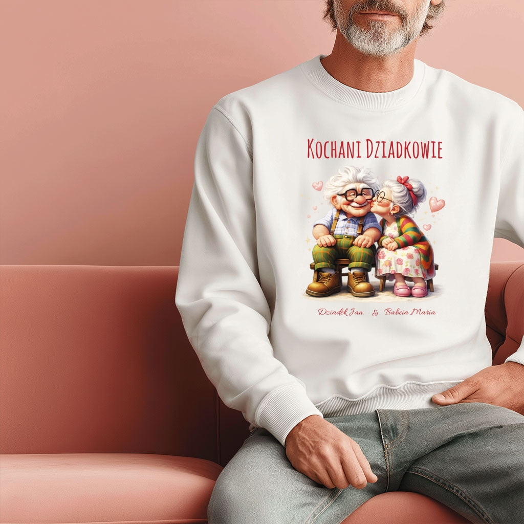 Kochani Dziadkowie – personalizowany prezent z imionami Babci i Dziadka