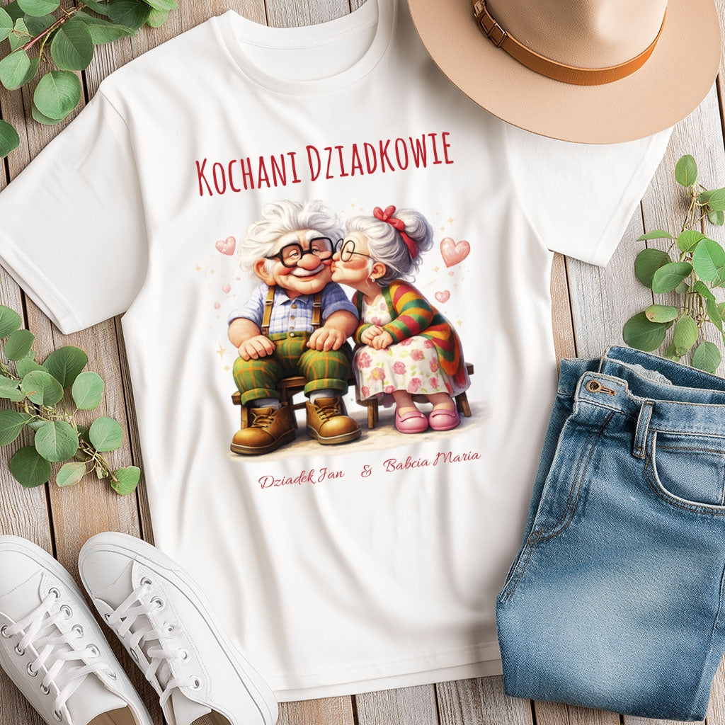 Kochani Dziadkowie – personalizowany prezent z imionami Babci i Dziadka