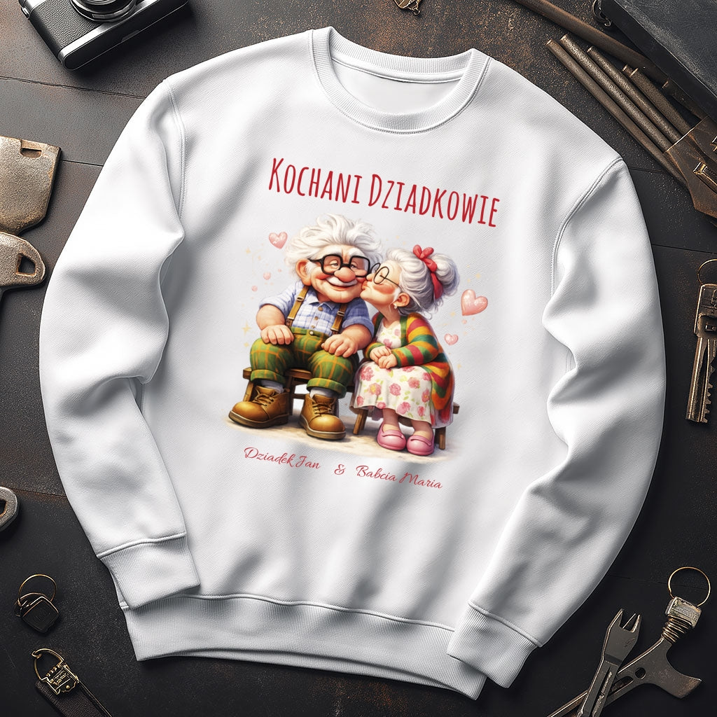 Kochani Dziadkowie – personalizowany prezent z imionami Babci i Dziadka