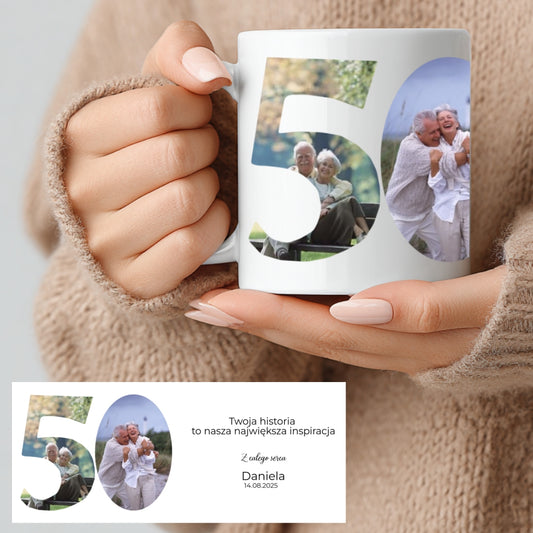 Kubek personalizowany – Prezent na 50 Rocznicę Ślubu
