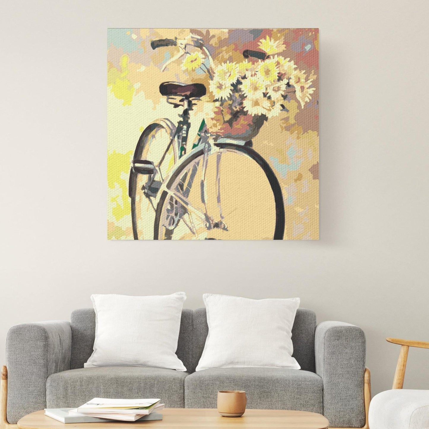 Kwiaty w koszyku CH0831