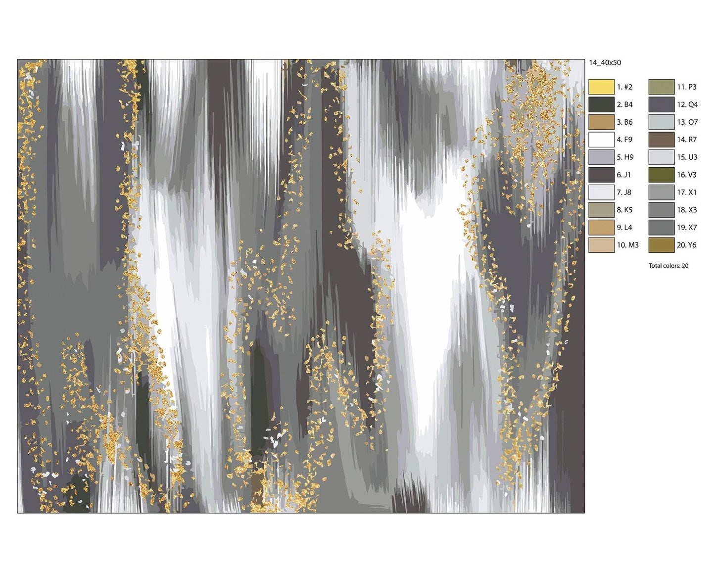 Złota Abstrakcja PC0446