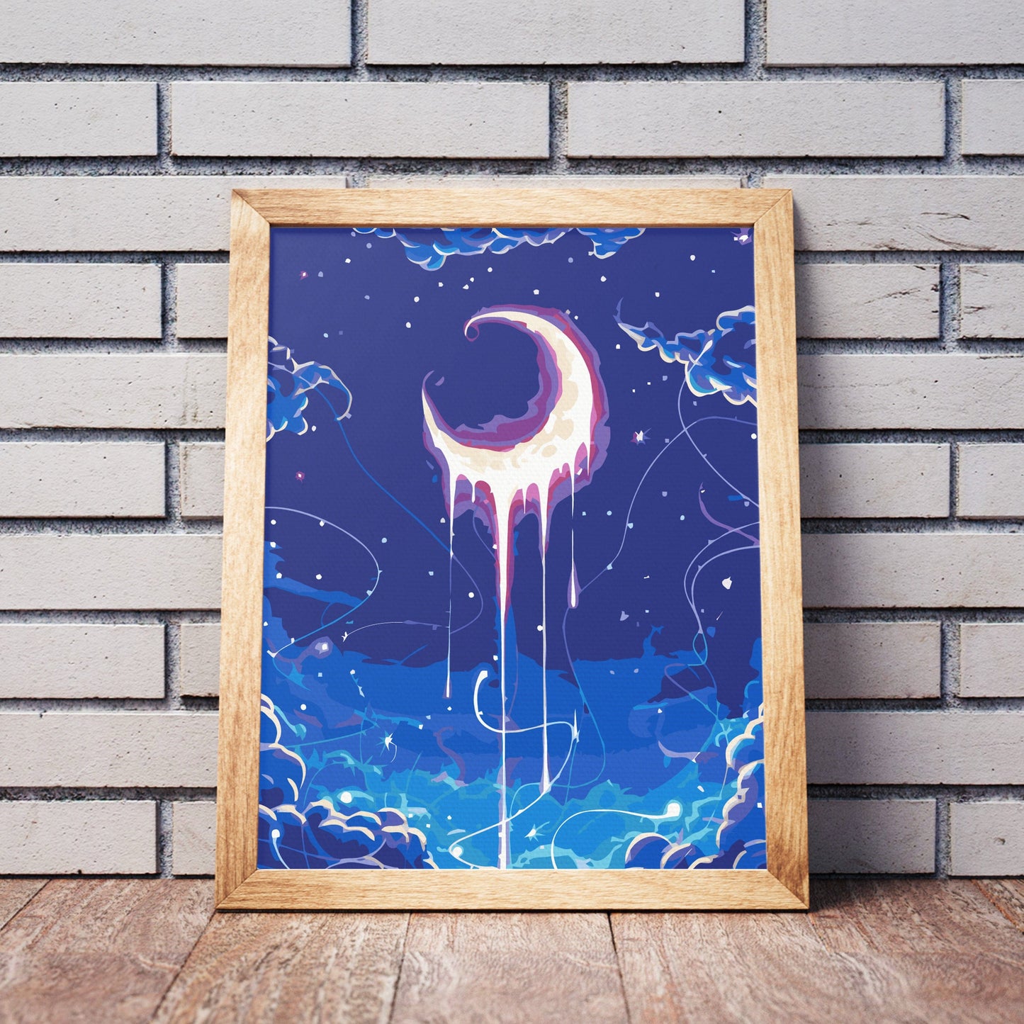 Abstrakcja Księżyc NK0280