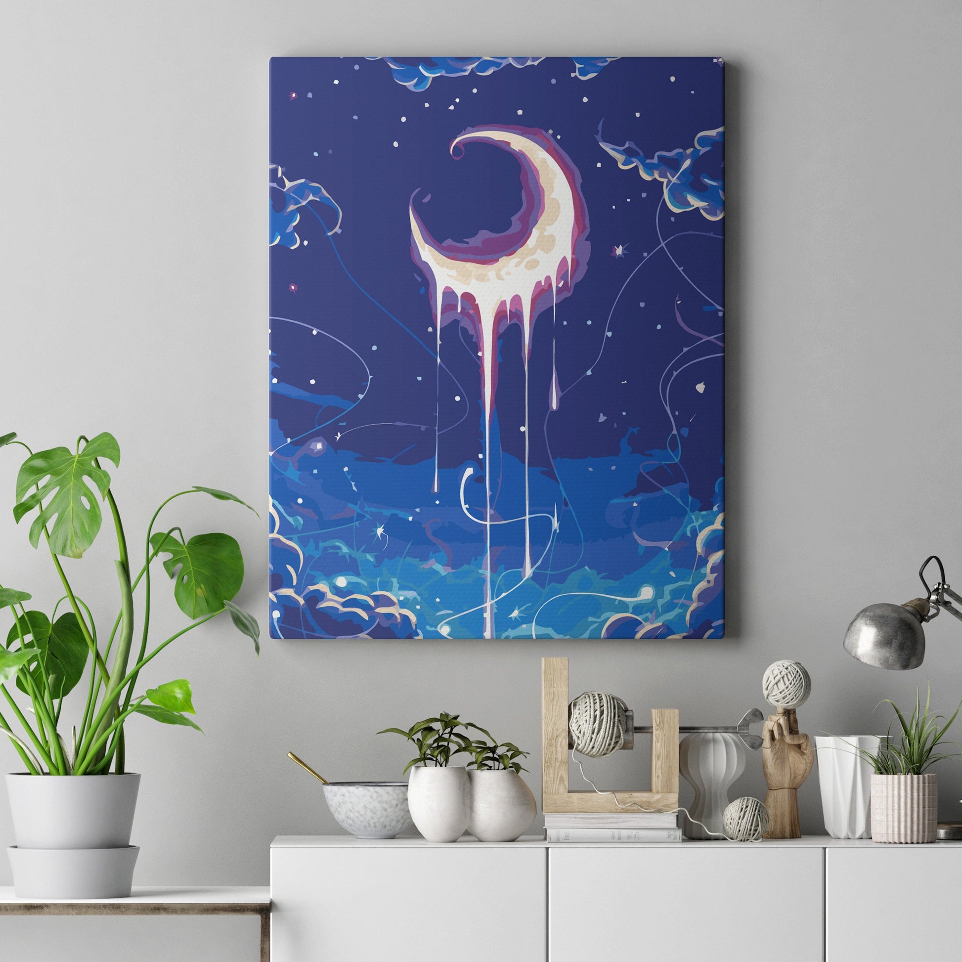 Abstrakcja Księżyc NK0280