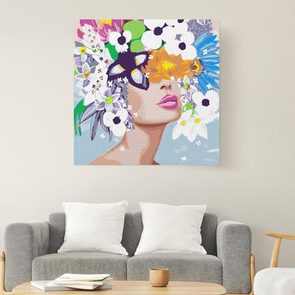 Kobieta w kwiatach CH0802