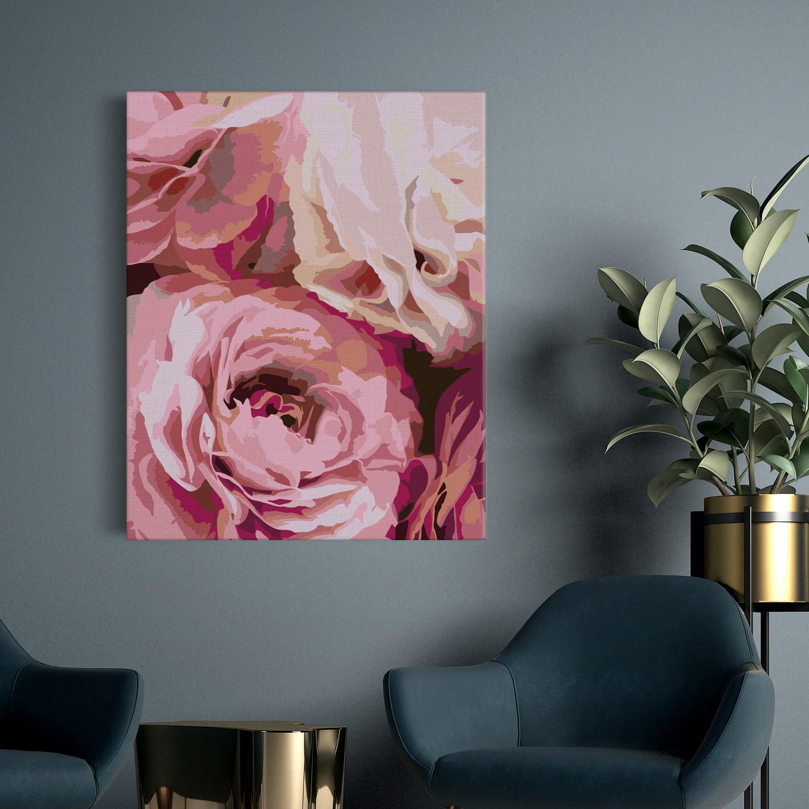 Różowe peonie CH0740