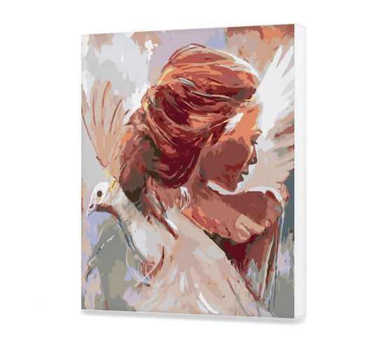 Dziewczyna i ptak NK0524