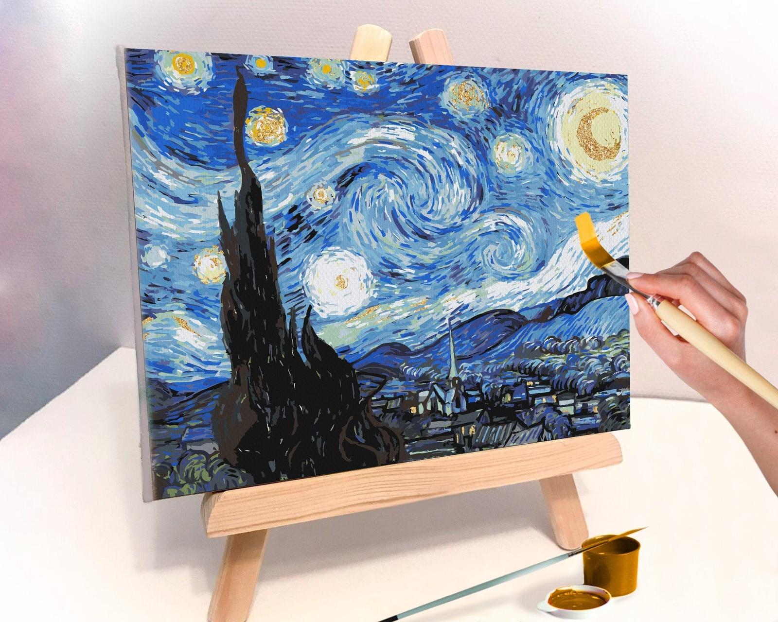 Vincent van Gogh Złota Gwiaździsta Noc PC0441