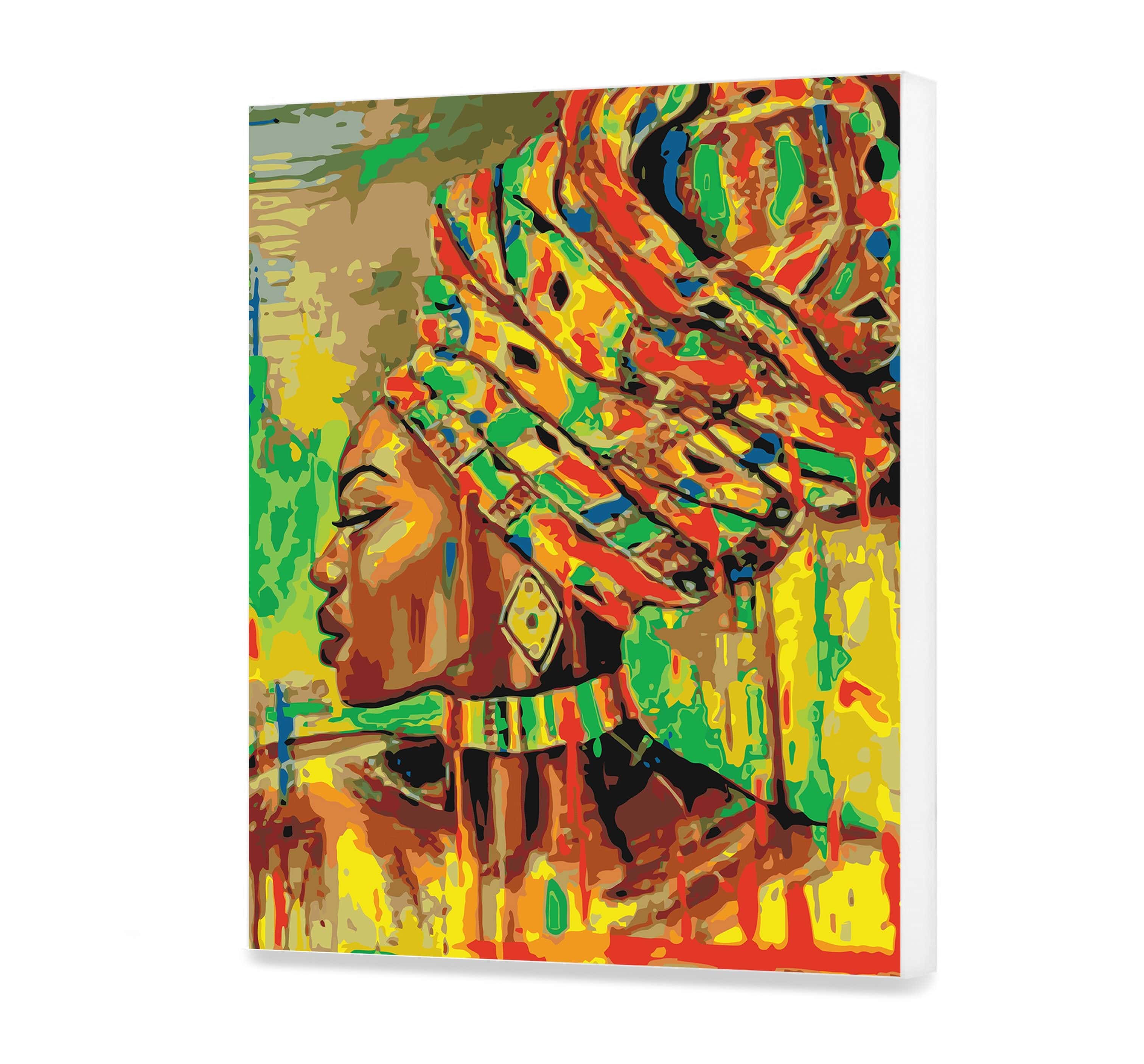 Kolorowa Afrykańska Dziewczyna PC0551